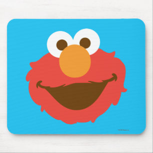Elmo Face Mouse Pad