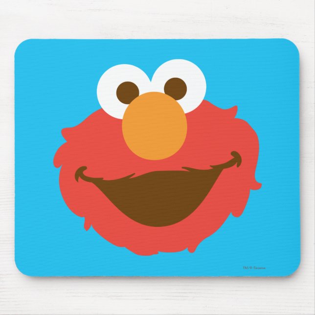 Elmo Face Mouse Pad (Front)