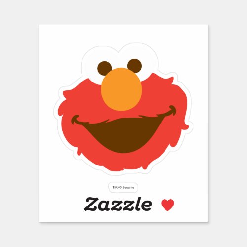 Elmo Face Sticker