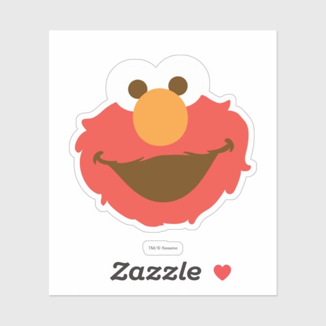 Elmo Face Sticker (Sheet)