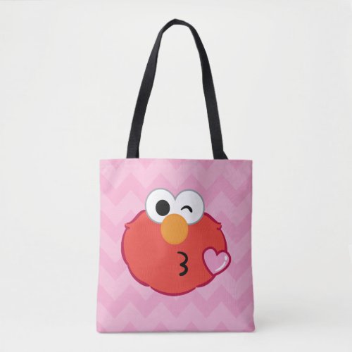 Elmo Face Throwing a Kiss 2 Tote Bag
