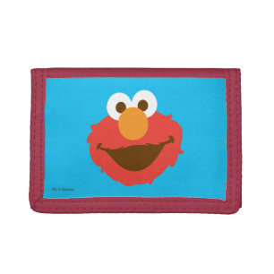 Elmo Face Tri-fold Wallet