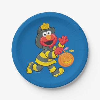 Elmo | Fireman Costume Paper Plates