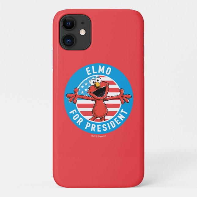 Elmo for President - Flag Case-Mate iPhone Case (Back)