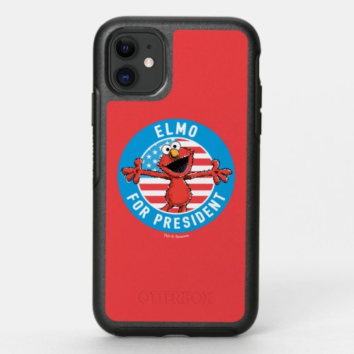 Elmo for President _ Flag OtterBox Symmetry iPhone 11 Case