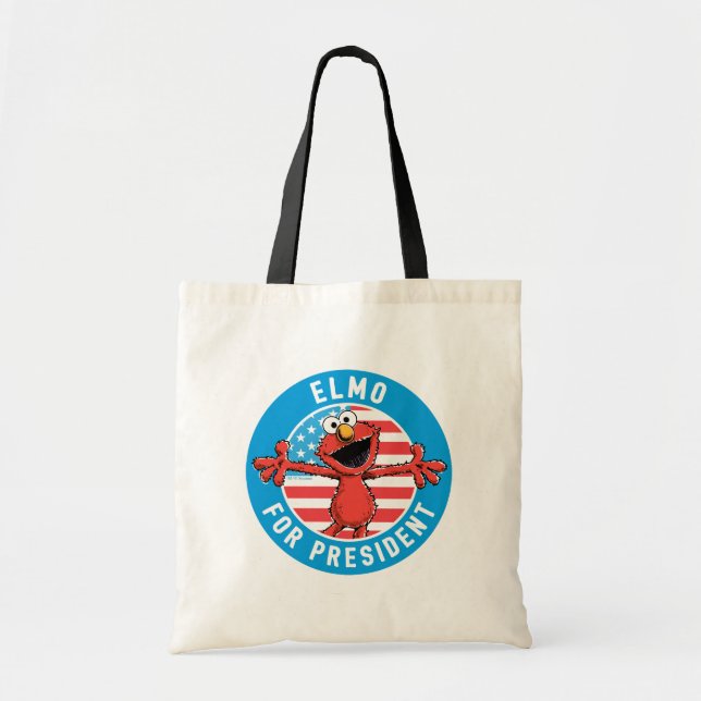 Elmo for President - Flag Tote Bag (Front)