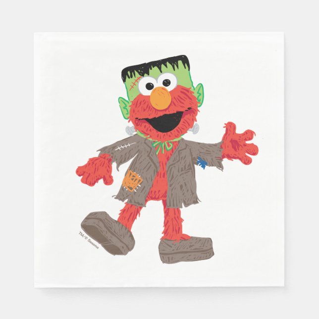 Elmo | Frankenstein Costume Napkins (Front)