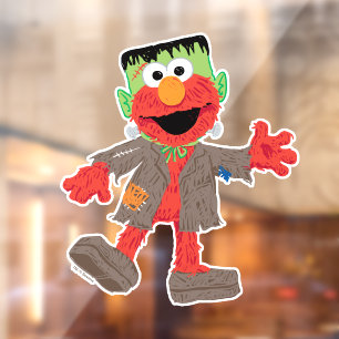 Elmo Frankenstein Costume Window Cling