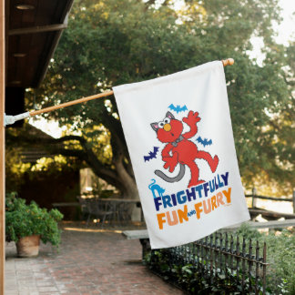Elmo | Frightfully Fun & Furry House Flag