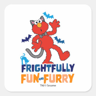 Elmo | Frightfully Fun & Furry Square Sticker