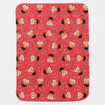 Elmo Fur Face Pattern Baby Blanket