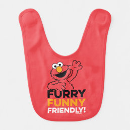 Elmo | Furry Funny Friendly Baby Bib