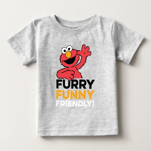 Elmo  Furry Funny Friendly Baby T_Shirt