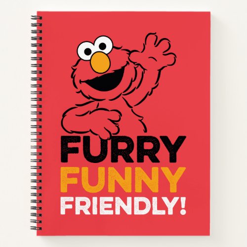 Elmo  Furry Funny Friendly Notebook