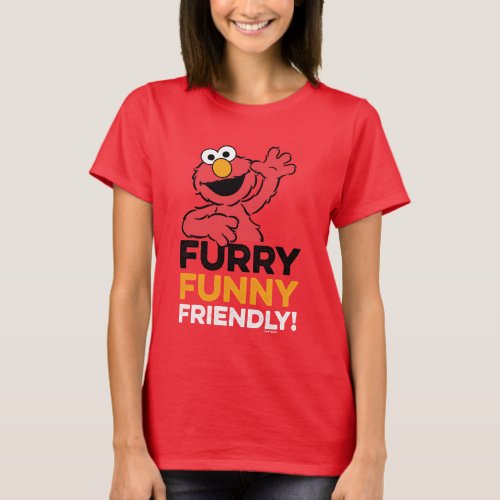 Elmo  Furry Funny Friendly T_Shirt