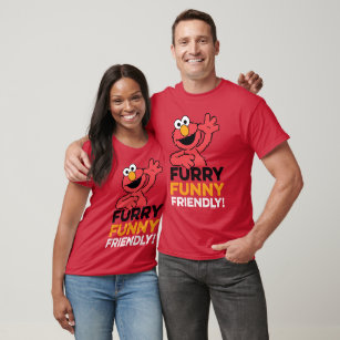 Elmo   Furry Funny Friendly T-Shirt