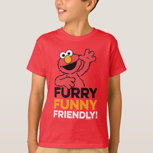 Elmo  Furry Funny Friendly T_Shirt