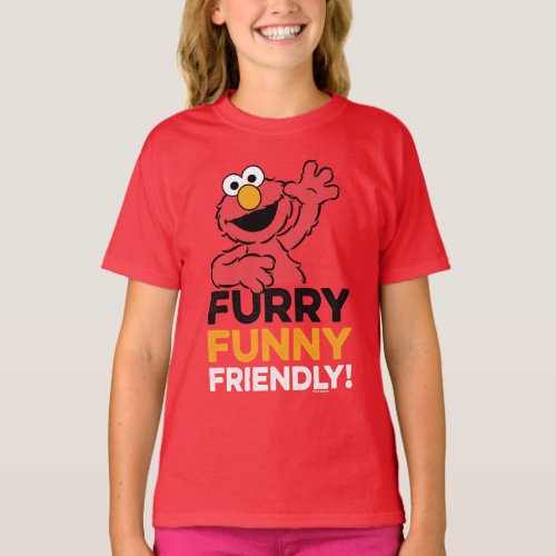 Elmo  Furry Funny Friendly T_Shirt