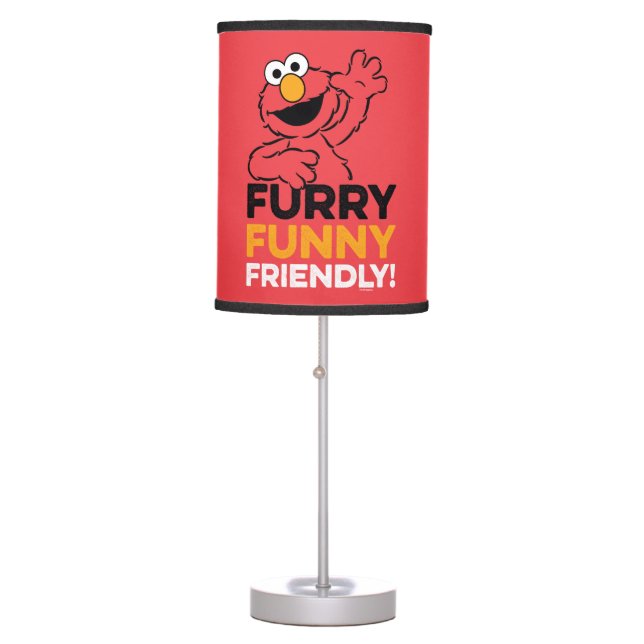 Elmo | Furry Funny Friendly Table Lamp (Front)