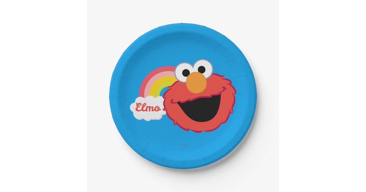 Elmo Girl Paper Plate | Zazzle.com