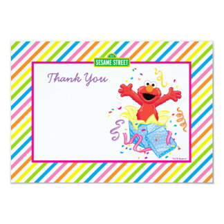 Elmo Girl's Birthday Card