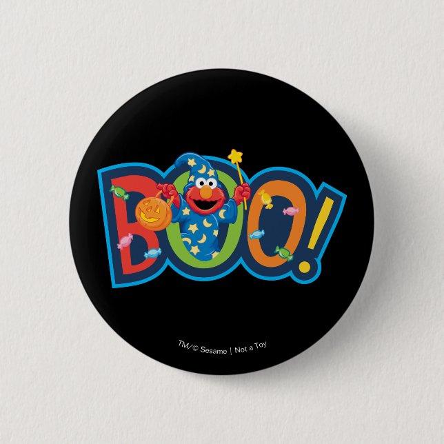 Elmo | Halloween Boo! Button (Front)