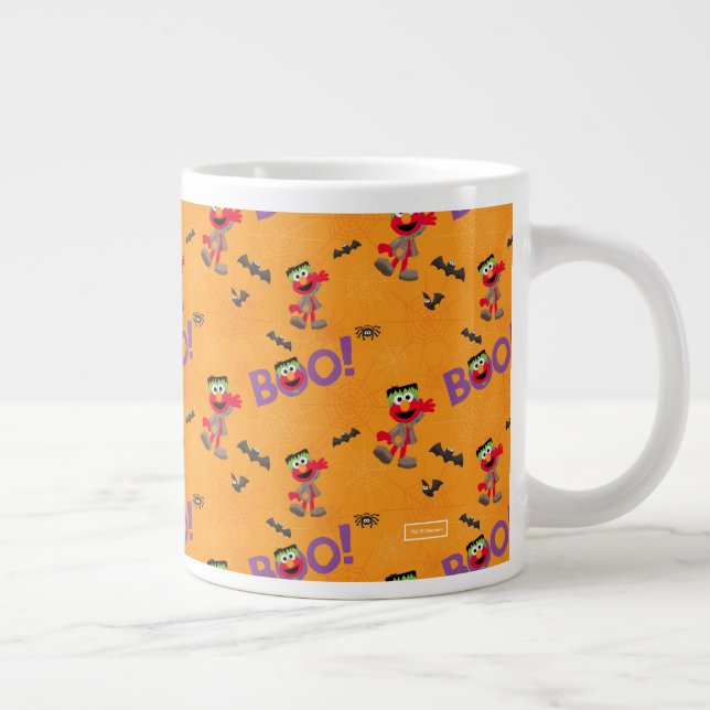 Elmo | Halloween Boo Pattern Giant Coffee Mug (Right)