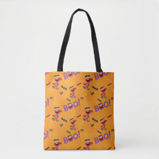 Elmo | Halloween Boo Pattern Tote Bag