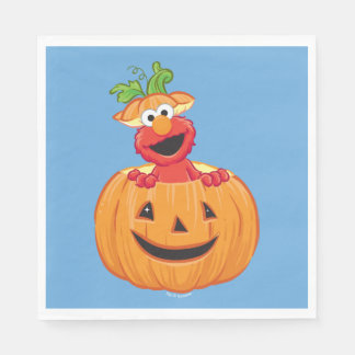 Elmo | Halloween Jack-O-Lantern Napkins