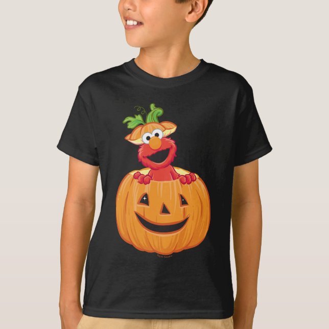 Elmo | Halloween Jack-O-Lantern T-Shirt (Front)