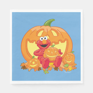 Elmo | Halloween Pumpkins Napkins