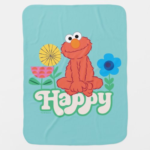 Elmo Happy Baby Blanket
