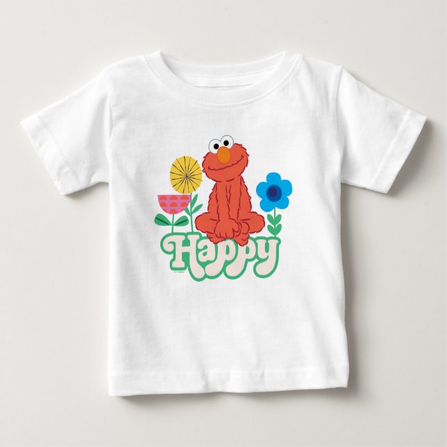 Elmo Happy! Baby T-Shirt (Front)