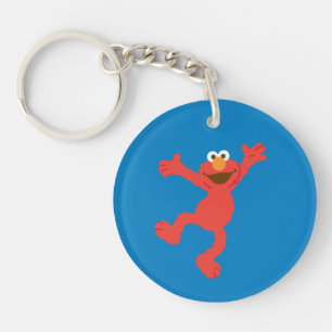 Elmo Happy Dancing Keychain