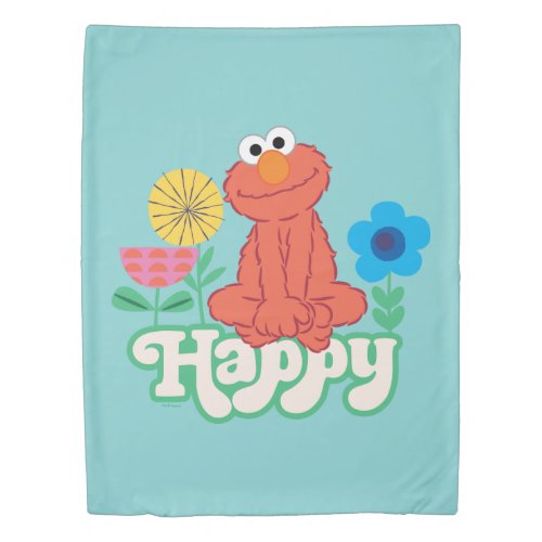 Elmo Happy Duvet Cover