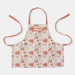 Elmo Happy Little Monster Comic Pattern Apron