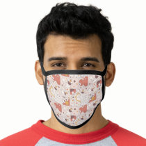Elmo | Happy Little Monster Comic Pattern Face Mask