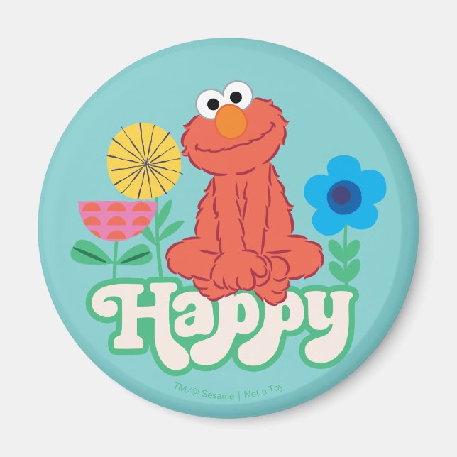 Elmo Happy! Magnet (Front)