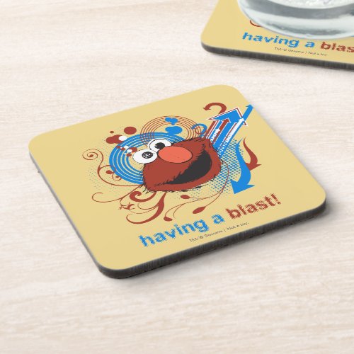 Elmo _ Having A Blast Drink Coaster