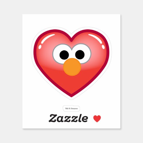 Elmo Heart Sticker