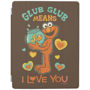 Elmo Holding his Pet Goldfish iPad Smart Cover