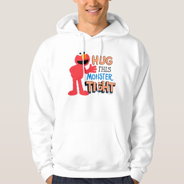 Elmo | Hug this Monster Tight Hoodie (Front)