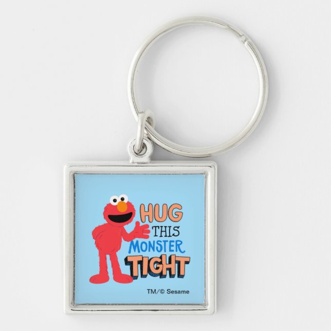 Elmo | Hug this Monster Tight Keychain (Front)