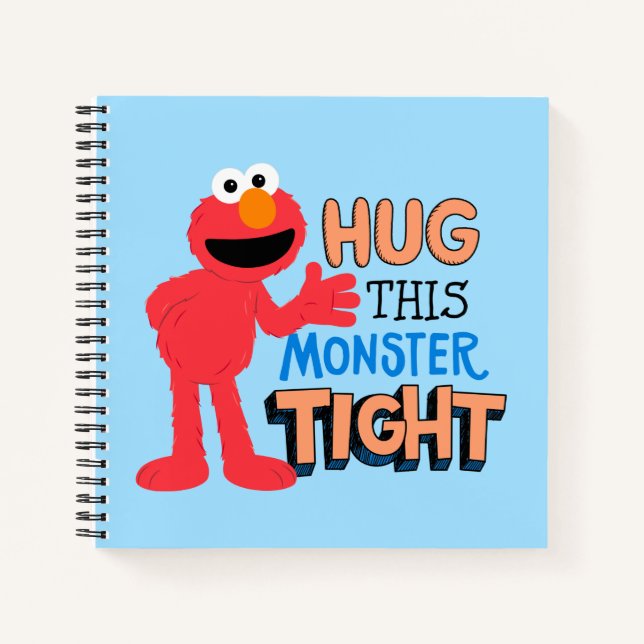 Elmo | Hug this Monster Tight Notebook (Front)