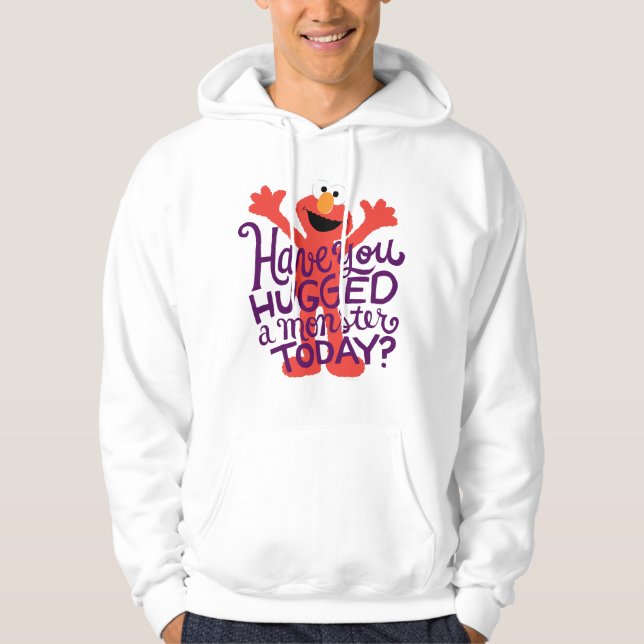 Elmo Hugging Hoodie (Front)