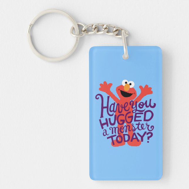 Elmo Hugging Keychain (Front)