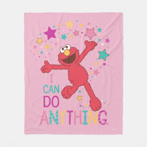 Elmo  I Can Do Anything Fleece Blanket