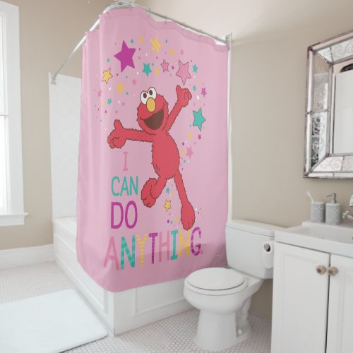 Elmo  I Can Do Anything Shower Curtain