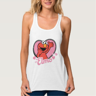 Elmo in Heart Valentine Tank Top