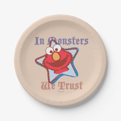 Elmo _ In Monsters We Trust Paper Plates